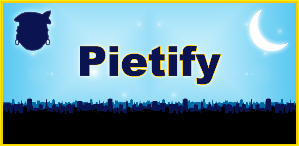 Android 'Pietify', promo image zwarte piet en sinterklaas app