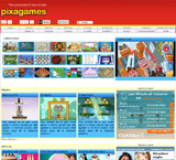 Games Portal for boys and girls pixagames.com